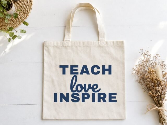 Teacher Appreciation SVG: Teach Love Inspire